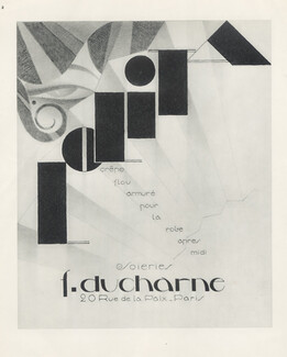 Ducharne (Fabric) 1929 Lolita Textile, Art Deco Style