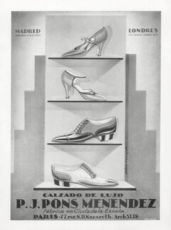 P. J. Pons Menendez (Shoes) 1928