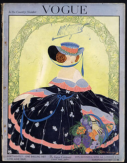 Vogue UK 1916 Late June, Rita Senger, Mistinguett, Waslaw Nijinsky, Tony Sarg's Puppet Marionette,, 64 pages