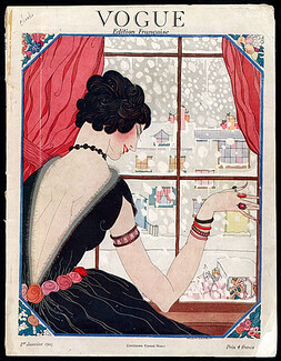 Vogue Paris Janvier 1921 (Édition Française) January, Helen Dryden, Paul Poiret, Eduardo Garcia Benito, Lucile, Bernard Boutet de Monvel