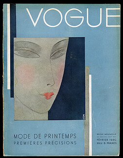 Vogue Paris 1930 February, Benito, Modes de Printemps, 102 pages