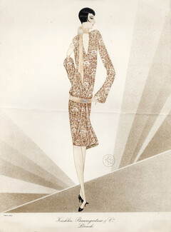 Koechlin Baumgartner & Cie (KBC Fabric), 1920s Summer Dress