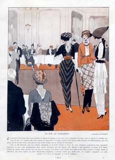 Strimpl 1914 Sans-Souci (Restaurant) Tea Dance... Elegant Parisienne