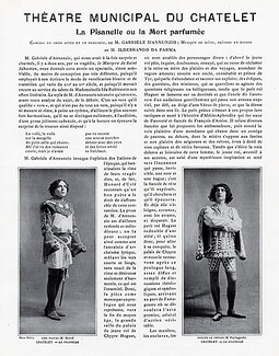 La Pisanelle ou La Mort Parfumée, 1913 - Ida Rubinstein, Theatre Costumes Léon Bakst, Texte par Raoul Aubry, 11 pages