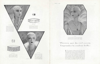 Cartier, Boucheron & Mauboussin 1928 Art Deco Style Jewels