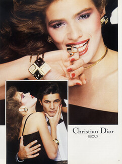 Christian Dior (Jewels) 1980 Top Model Gia Carrangi