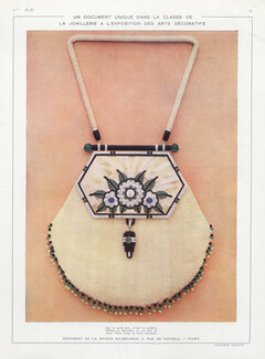 Mauboussin (Jewels) 1925 Art Deco Handbag