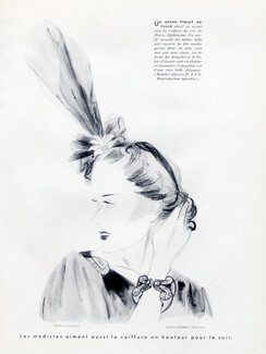 Raymond Templier (Bracelet) & Marie Alphonsine (Hat) 1937 Demachy