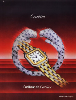 Cartier (Jewels) 1984 Panther Bracelet, Watch Les Must De Cartier