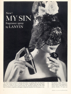 Lanvin (Perfumes) 1959 My Sin... Gold Atomizer
