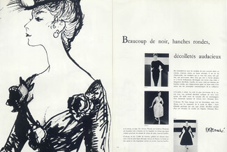 Christian Dior (Couture) 1957 René Bouché