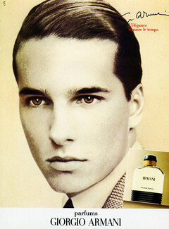 Giorgio Armani (Perfumes) 1987 Man, Portrait