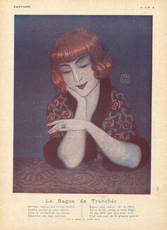 Jane Cals 1917 Attractive Girl