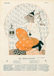 Odette Champion 1915 La Désenchantée, The Disillusioned, Caricature