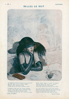 Edouard Chimot 1925 "Belles de Nuit" Courtisane