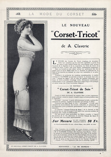 Claverie (Corsetmaker) 1912 "Corset-Tricot"