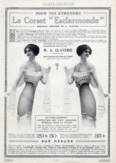 Claverie (Corsetmaker) 1912 "Esclarmonde" Corset