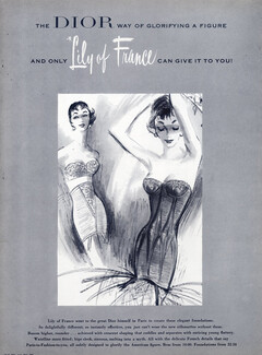 Lily of France 1955 Christian Dior, Girdle, Brassiere