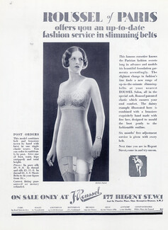 J.Roussel (Girdles) 1930 Girdle, Garter Belt
