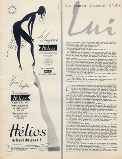 Hélios (Hosiery, Stockings) 1953 Roger Blonde