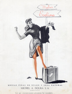 Michel A. Doura (Stockings Hosiery) 1948 Nylon