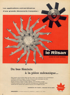 Rilsan (Fabric) 1959 Stockings Hosiery