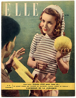 ELLE N°79 du 20 Mai 1947 Tricots d'été