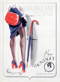 Bas Montagut (Stockings) 1945 Noblesse du bas