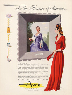 Avon (Cosmetics) 1943 Martha Washington, Bobri