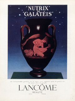 Lancôme (Cosmetics) 1949 Nutrix, Galatéis, Classical Antiquity, E-M. Pérot