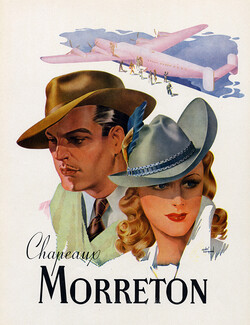 Morreton (Men's & Woman Hats) 1945 André Bermond
