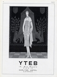 Yteb (Couture) 1925 Art Deco Fashion, R. Jast