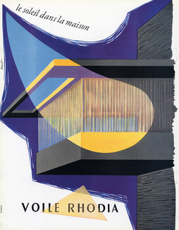 Rhodia (Textile) 1954 Barlier