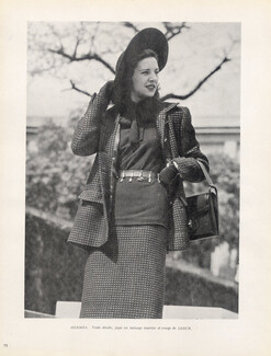 Hermès (Couture, Handbag, Belt) 1947 Lesur
