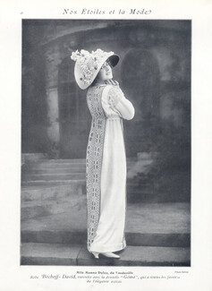 Béchoff-David (Couture) 1912 Evening Coat, Monna Delza