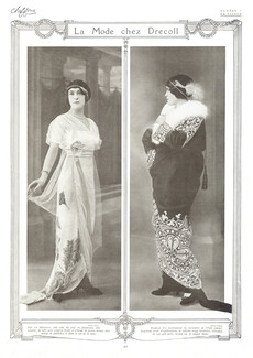 Drecoll 1912 Photo Talbot, Evening Gown Coat