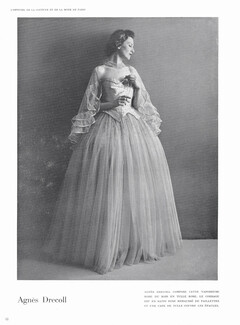 Agnès-Drecoll (Couture) 1949 Evening Gown