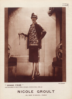 Nicole Groult (Couture) 1927 ''Grand Frisé'' Photo Scaioni