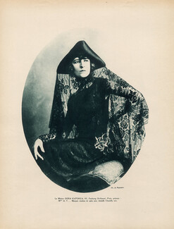Mouna Katorza (Couture) 1924 Dora Katorza, Photo Rogergues, Venitian Style... Shawl