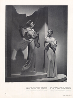 Schiaparelli & Jeanne Lanvin 1936 Fashion Photography Horst