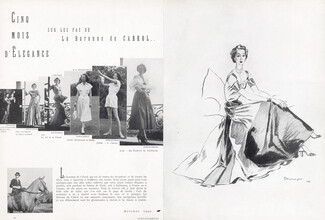 Schiaparelli 1949 "La Baronne de Cabrol" Portrait, Pierre Mourgue