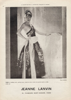 Jeanne Lanvin 1927 Evening Gown, Photo Egidio Scaioni