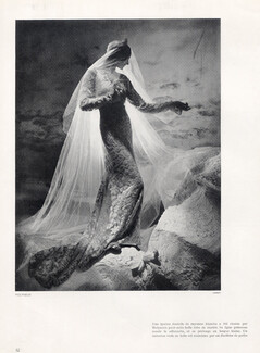 Molyneux 1936 Wedding Dress, Fashion Photography Horst