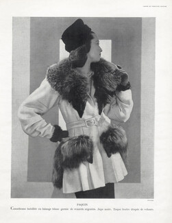 Paquin (Couture) 1945 Photo Philippe Pottier