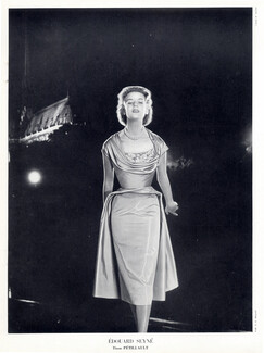 Edouard Seyné (Couture) 1951 Louis Astre, Pétillault (Fabric)