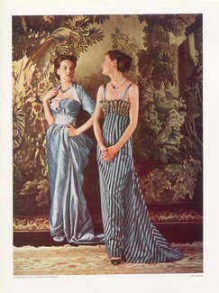 Christian Dior & Paquin 1948 Evening Gown, Photo Pottier