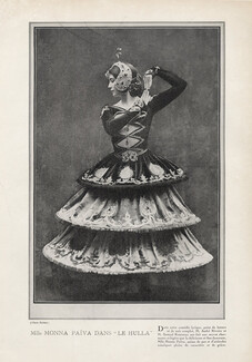 Monna Païva (Dancer) 1923 "Le Hulla" Costume de Marcel Multzer
