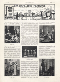 Le Pavillon de l'Élégance, 1925 - Decorative Arts Exhibition Callot Soeurs, Lanvin, Siégel, Jenny, Worth, Text by Lucie Neumeyer