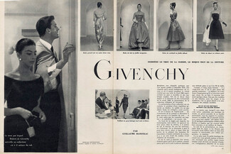 Givenchy - Le risque-tout de la Couture, 1956 - Hubert de Givenchy Fashion Show, Audrey Hepburn, Text by Guillaume Hanoteau, 7 pages
