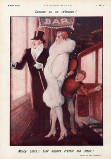 Léo Fontan 1930 Elegant Parisienne, Bellhop